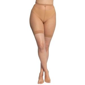 Ulla Popken Dames panty functioneel ondergoed, 80 cm, teint, 58-60