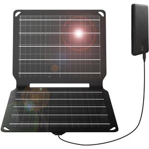 FlexSolar - Draagbare Zonne-oplader - 10 W - Voor Elektronische Apparaten - IP67 Waterdicht