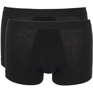 EMPORIO ARMANI Heren ECO Viscose 2-Pack Trunk, Zwart, L, Zwart, L