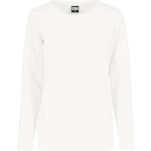 Urban Classics Damestrui Quilt Crew, gebroken wit, XL