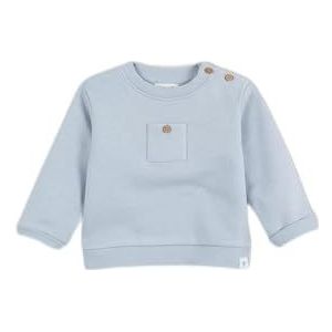 Gocco Blauw sweatshirt met zak, hemelsblauw B, standaard voor baby's, Lichtblauw Bb, 18-24 Maanden