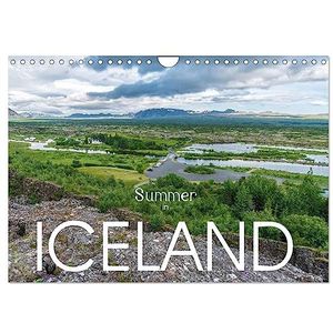 Summer in Iceland (Wall Calendar 2024 DIN A4 landscape), CALVENDO 12 Month Wall Calendar: When Iceland turns green