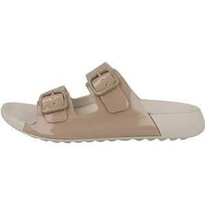 Ecco Dames 2ND Cozmo W Flat Sandal, Nude, 41 EU, nude, 41 EU