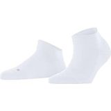 FALKE Dames Korte sokken Sensitive London W SN Katoen Kort eenkleurig 1 Paar, Wit (White 2000), 35-38