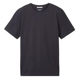 TOM TAILOR T-shirt voor jongens met print, 29476 - Coal Grey, 140 cm