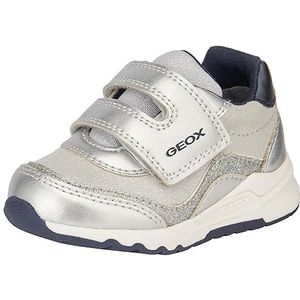 Geox Baby Meisjes B Pyrip Girl A Sneakers, Silver Navy., 20 EU