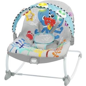 Baby Einstein, Ocean Explorers Kick to It Opus muzikaal wipstoeltje voor baby's en peuters, voor kinderen van 0-30 maanden