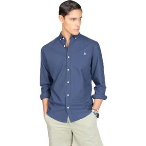HARPER & NEYER Oxford Colours herenhemd in blauw, Blauw, XS