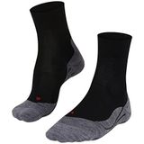 FALKE Dames Hardloopsokken RU4 Endurance Wool W SO Wol Functioneel material Anti-blaar 1 Paar, Zwart (Black-Mix 3010), 41-42