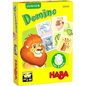 HABA 306104 Junior Domino - traditioneel kaartspel - meer dan 3 jaar
