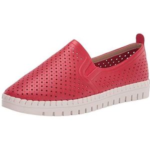 Easy Street Women's Athleisure Sneaker, Red, 6.5