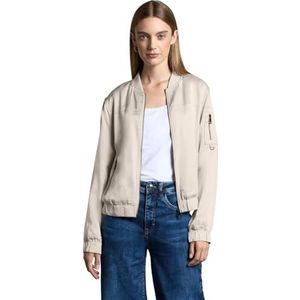 STREET ONE Satijnen blouson, Smooth Sand Beige, 36