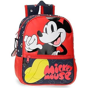 Disney Mickey Mouse Fashion voorschoolrugzak meerkleurig 23 x 28 x 10 cm microvezel 6,44 l, 50 hojas, kleuterschoolrugzak