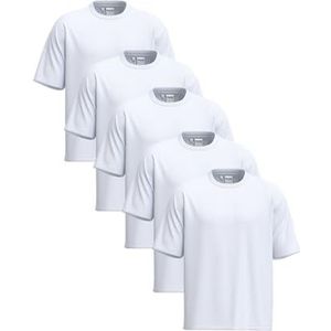 Basics - T-shirt - Wit - 50% Katoen 50% Biologisch Katoen