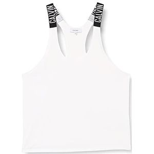 Calvin Klein Top voor dames, Wit, XL