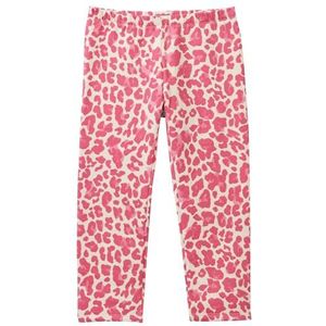 United Colors of Benetton Leggings voor meisjes en meisjes, Fuchsia en wit 69l, 110