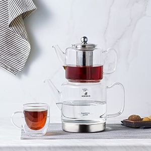 Karaca - Dora - Theepot - Glazen - Inhoud 1000 ml
