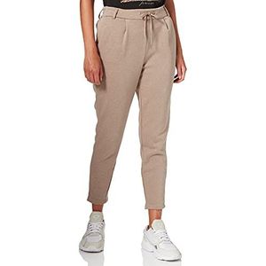 ONLY Onlpopsweat Every Life Easy Pnt Noos Flanellen broek dames,Details walnoot: pure kasjmier melange,S / 34L