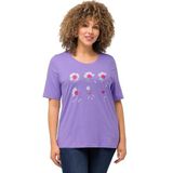 Ulla Popken - Shirt - Blauw - Sering - Rood - Wit - Kwartmouw