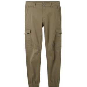 TOM TAILOR Basic regular fit cargobroek voor jongens en kinderen, 10415 - Dusty Olive Green, 170 cm