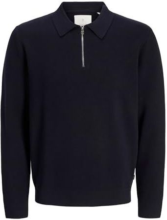 Jack & Jones - JPRBLamilano - Trui - Nachtblauw - Halve Rits