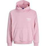 JACK & JONES Sweatshirt  lichtroze / wit