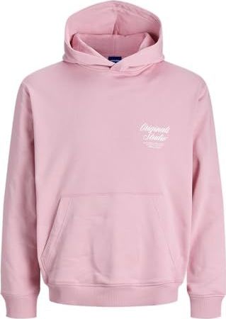 JACK & JONES Sweatshirt  lichtroze / wit