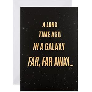 Hallmark Verjaardagskaart - Disney Star Wars Crawl Text Design