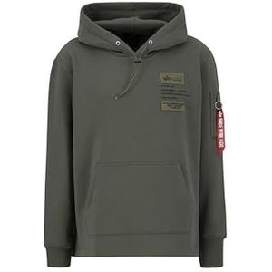 Alpha Industries Patch Hoody LF Hoodie voor heren Dark Olive