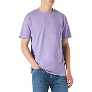 Urban Classics Heren T-shirt Heavy Oversized Tee Oversized T-shirt voor mannen, katoen, ronde hals, verkrijgbaar in vele kleuren, maten S-5XL, lavendel, 5XL