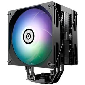 ENERMAX ETS-T41D-ARGB koeler|digitale statusweergave|2x 120 mm ARGB PWM-Fan Forward-Reverse Blade|FDB-lager|4x 6mm gelakt HP|TDP 220W+|incl. Dow Corning TC-5888 |Intel LGA1851/1700/AMD AM5/AM4