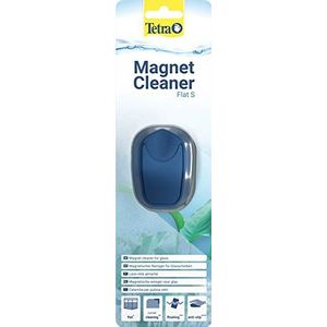 Tetra Magneet Cleaner Flat S - Magnetische ruitenreiniger voor het aquarium, schijfmagneet voor een snelle en eenvoudige reiniging van aquaria met maximaal 4 mm glasdikte