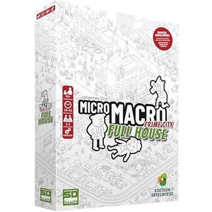 SD GAMES Micromacro Crime City Full House detectivespel, vanaf 10 jaar, 1 tot 4 spelers