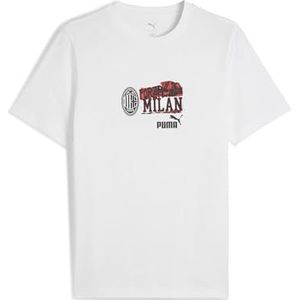 A.C. Milan T-shirt ftblNRGY, voetbalshirt, officieel product, wit, volwassenen, maat S, Wit, S