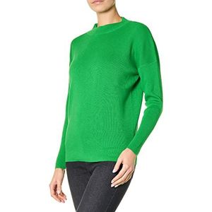 goldenpoint Ajour-pullover voor dames, lange mouwen, groen, S