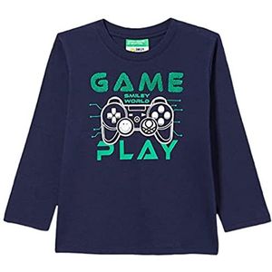 United Colors of Benetton jongens t-shirt, Melange Light Grey 501, 3 Maanden