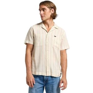 Lee - Camp 2 Pocket - Overhemd - Soy Bean - Korte Mouwen - Relaxed Fit