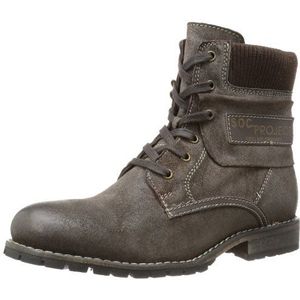 s.Oliver heren casual combat boots, Bruin Mocca Comb 312, 40 EU