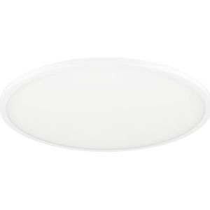 EGLO connect.z Smart Home LED plafondlamp Sarsina -Z, ZigBee, app en spraakbesturing Alexa, lichtkleur instelbaar (warm – koel wit), dimbaar, plafond lamp van wit metaal, Ø 60 cm