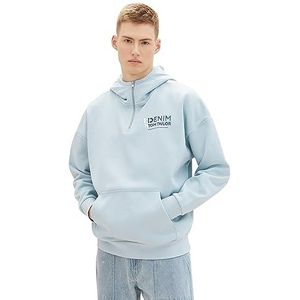 TOM TAILOR Denim Sweatshirt voor heren, 30463 - Dusty Mint Blue, S