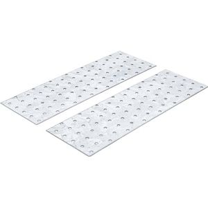 BGS Diy 80788 | Assortiment stalen gaatjesstrippen | 300 x 100 x 2 mm | 2-dlg.