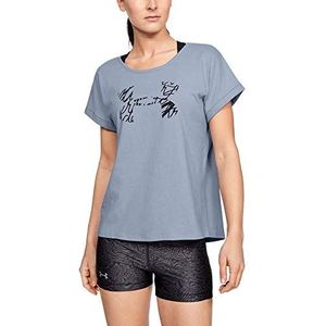 Under Armour Vrouwen Grafisch Script Logo Fashion SSC Shirt met korte mouwen