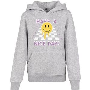 Mister Tee Jongens Kids Nice Day Hoody Hooded Sweatshirt, Heather Grey, 122/128 cm