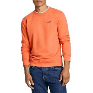 Pepe Jeans Heren Sam Crew, Sweatshirt, Oranje, M, Oranje (Donker Oranje), M