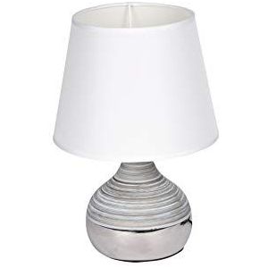 Homea 6LCE132BC lamp, keramiek, 40 W, wit, diameter 20H27,5 cm