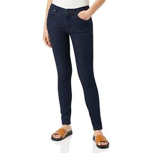 French Connection Dames Rebound Sustainable Denim 30"" Skinny Jean, Blauw/Zwart, 6