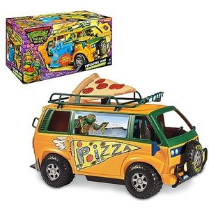 Giochi Preziosi, Ninja Turtles 2023 Chaos Mutant, bestelwagen, pizza's van de Ninja Turtles, compatibel met alle basisfiguren, voor jongens en meisjes vanaf 4 jaar