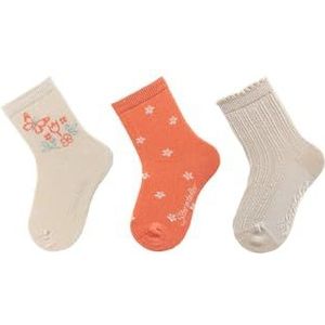 Sterntaler baby meisjes sokken 3 bloemen, crème-wit, 18 EU