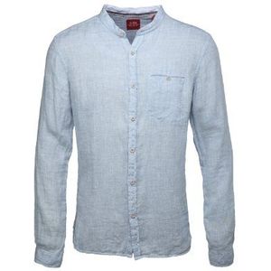 edc by ESPRIT heren slim fit vrijetijdshemd van linnen 054CC2F010