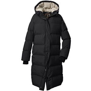 G.I.G.A. DX Gw 32 Wmn Qltd Ct winterjas, casual, functionele jas in dons-look met capuchon, zwart, 40 EU